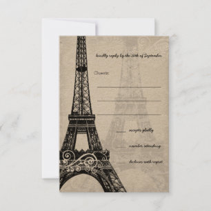 Romantic Mason Burk Shadows Damask Wedding OSA Kort