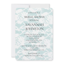 Romantic Mint Vit ros Blommigt Möhippa