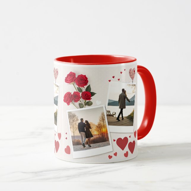 Romantic Mugg - Perfekt Gift för Par (Framsida höger)