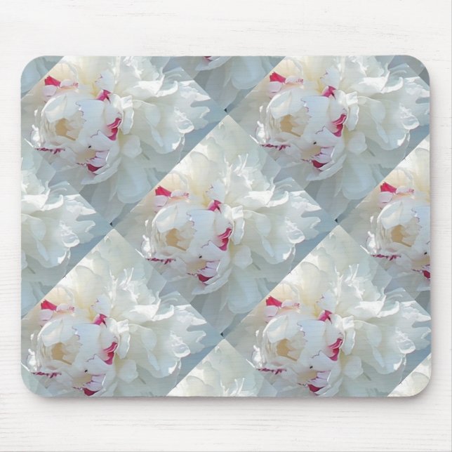 Romantic Multi Peony Mousepad Musmatta (Framsidan)