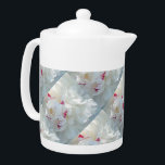 Romantic Multi Peony Tea Pot<br><div class="desc">Romantisk Peony - fotografi av konstnären Liz Viztes. En dyrbar peonbask i sol på en sen Vår, sommarmorgon i tidigt</div>
