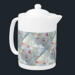 Romantic Multi Peony Tea Pot<br><div class="desc">Romantisk Peony - fotografi av konstnären Liz Viztes. En dyrbar peonbask i sol på en sen Vår,  sommarmorgon i tidigt</div>