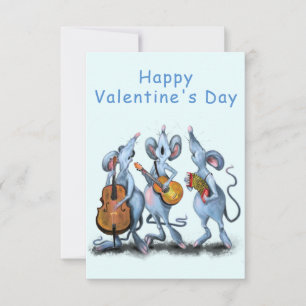 Romantic Musical Mouse, populär på Alla hjärtans d Kort