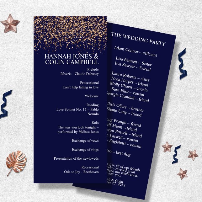 Romantic Navy Ro Guld Stardust Program (Skapare uppladdad)