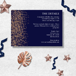 Romantic Navy Ro Guld Stardust Tilläggskort