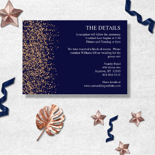 Romantic Navy Ro Guld Stardust Tilläggskort