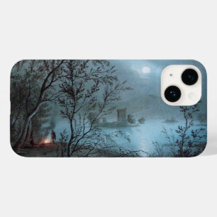 ROMANTIC NOCTURNE LANDSCAPE IN BLUE
