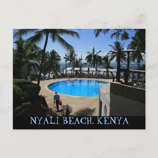 Romantic Nyali Beach, Mombasa Kusten Kenya Postcar Vykort (Framsida)