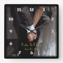 Romantic och Elegant bröllop par Holding Händer