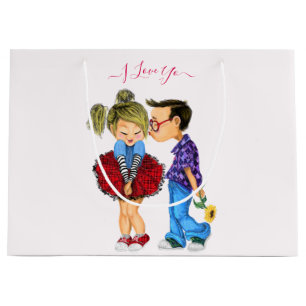 Romantic par Kärlek Gift Bag - jag Kärlek You