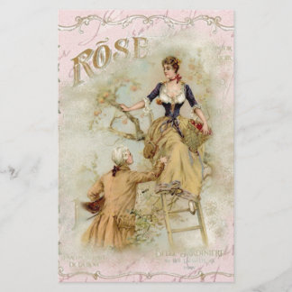 Romantic Paris Älskare rosa shabbychic Brevpapper