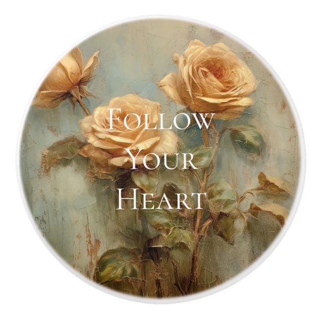 Romantic Peach Ro Blommigt Knopp (Framsidan)