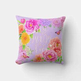 Romantic Peonies Garden Lila Best Mamma Kudde