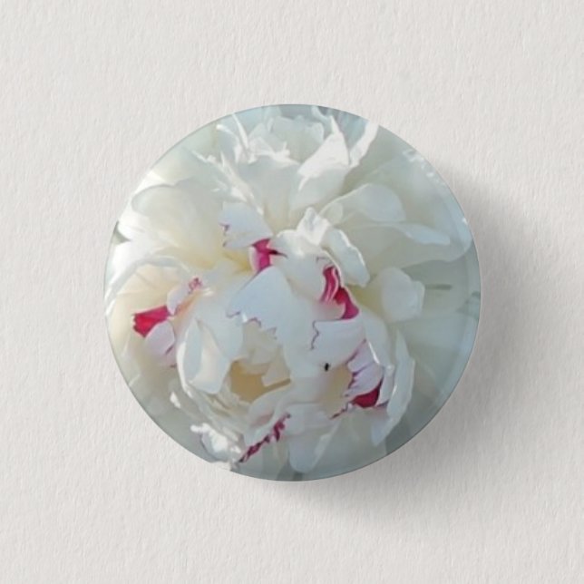 Romantic Peony Button Knapp (Framsida)