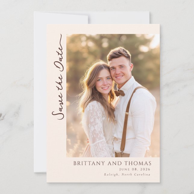 Romantic Photo Spara Datumet (Framsida)