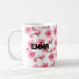 Romantic pink Cherry blosson Kaffemugg