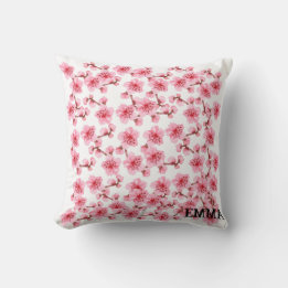 Romantic pink Cherry blosson Kudde