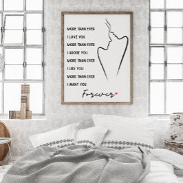 Romantic Poetry Dikt Illustration Teckning Art Poster