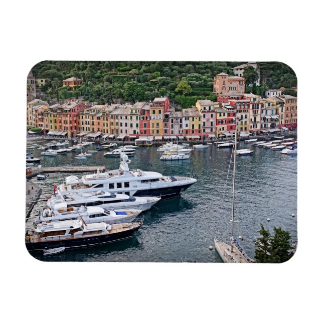 Romantic Portofino, Italia - Italien Magnet (Horisontell)