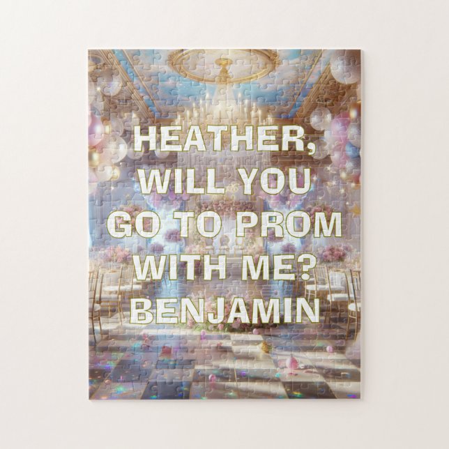 Romantic Promposal | Go to Prom with Me Pussel (Vertikal)
