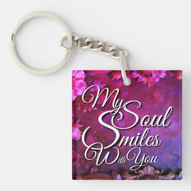 Romantic Quote Keychain Small Valentine's Gift (Framsidan)