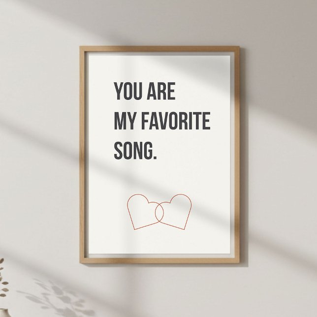 Romantic Quote Wall Art, Minimal Love Decor Poster (Skapare uppladdad)