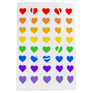 Romantic Rainbow Hearts