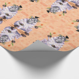 Romantic Ram Funny Wrapping Papper Presentpapper