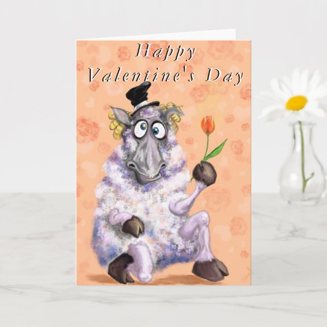 Romantic Ram, romerskt kort för alla hjärtans dag (Liten växt)