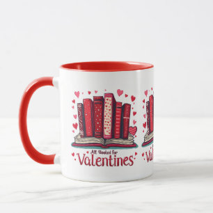 Romantic Reading Vibes Mysiga Valentine Gift Mugg