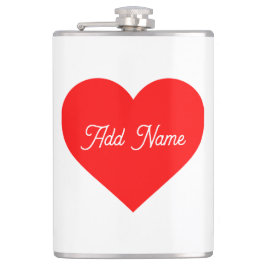 Romantic Red Heart Personlig Fickplunta