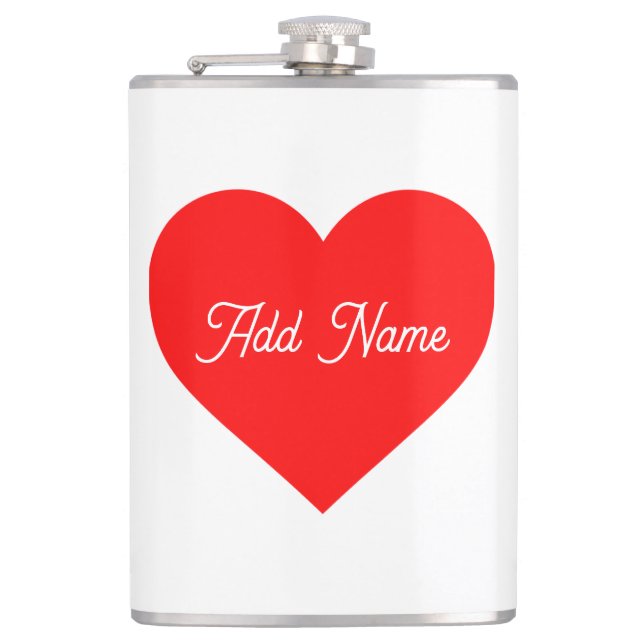 Romantic Red Heart Personlig Fickplunta (Framsidan)