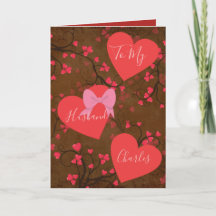 Romantic Red och Brown till min Make på Valentine