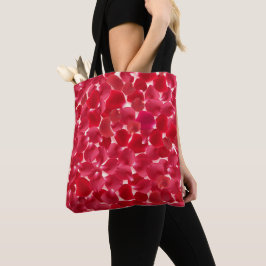 Romantic Red Rose Pattern Valentine's Day Tote Bag Tygkasse