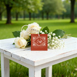 Romantic Red Rust 50-årsjubiléns nyckelkedja<br><div class="desc">Den akryliska nyckelkedjan har en vacker vattenfärgsdesign av en vit blommigt ram på en varm, jordartsröd bakgrund. Anpassa enkelt ordalydelsen och antalet delstenar på årsdagen (10, 20, 30, 40, 50, 60, 70, 80 eller 90). Det är en perfekt för bröllop eller årsdagar, eller en tänkbar gåva för att bevara omhuldade...</div>