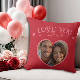 Romantic Red Valentines Personlig Kärlek Kudde