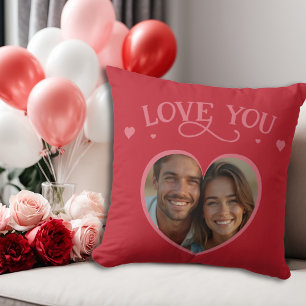 Romantic Red Valentines Personlig Kärlek Kudde