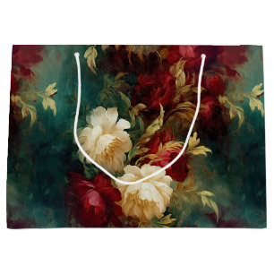 Romantic Red White Flowers Möhippa Bröllop