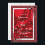 Romantic Red & White Save the Date - Valentine's D Inbjudningar<br><div class="desc">Fira kärlek med detta Valentininspirerade Spara datumkortet,  med en fantastisk röd och vit design. Det här kortet visar elegantens typografi och hjärtslitande accenter som anger tonen för din speciella dag. Anpassade med dina namn och bröllop-detaljer är perfekten till att  ditt glädjande uttalande med vänner och familj.</div>