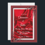 Romantic Red & White Save the Date - Valentine's D Inbjudningar<br><div class="desc">Fira kärlek med detta Valentininspirerade Spara datumkortet,  med en fantastisk röd och vit design. Det här kortet visar elegantens typografi och hjärtslitande accenter som anger tonen för din speciella dag. Anpassade med dina namn och bröllop-detaljer är perfekten till att  ditt glädjande uttalande med vänner och familj.</div>