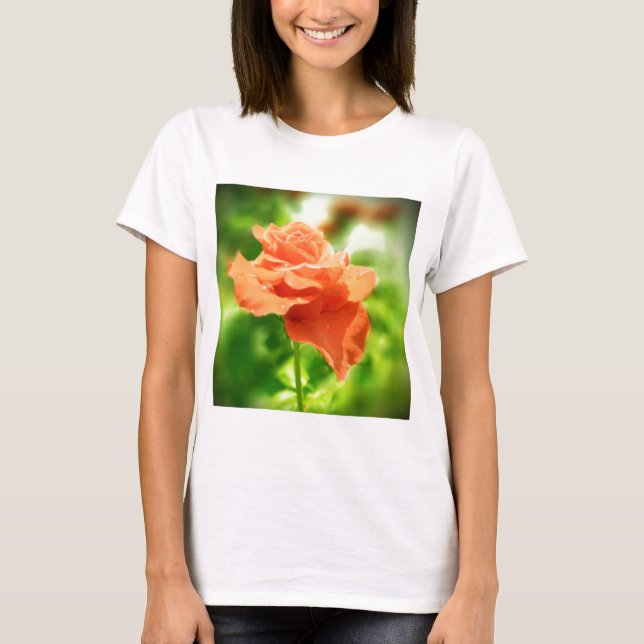 Romantic Ro Flowers T Shirt (Framsida)