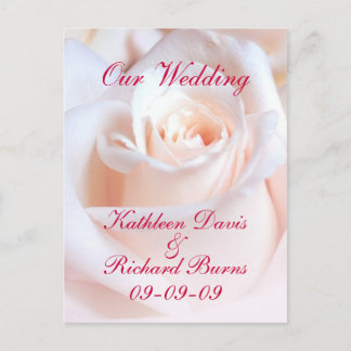 Romantic Ro Förlovning Announement Postcard Meddelande Vykort