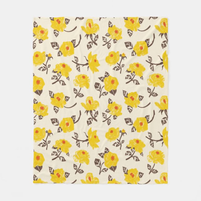 Romantic Ro Garden Fleece Blanket (Framsidan)