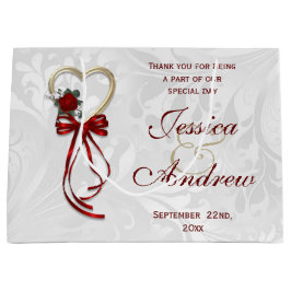 Romantic Ro, Guld Heart & Red Ribbon