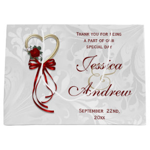 Romantic Ro, Guld Heart & Red Ribbon