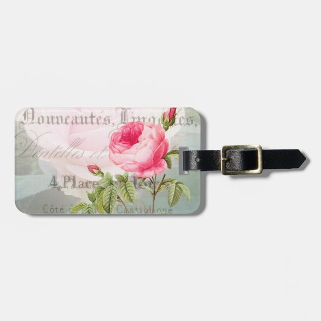Romantic Ro Luggage Tag Bagagebricka (Horisontell Framsida)