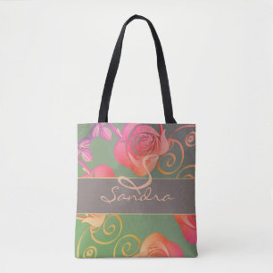 Romantic Ro Monogram Tygkasse