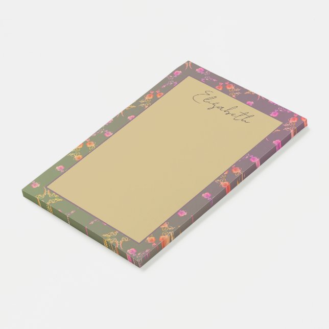 Romantic Ro Personal Stationery Post-it Block (Vinklad)