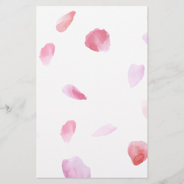 Romantic Ro Petals Brevpapper (Framsida)