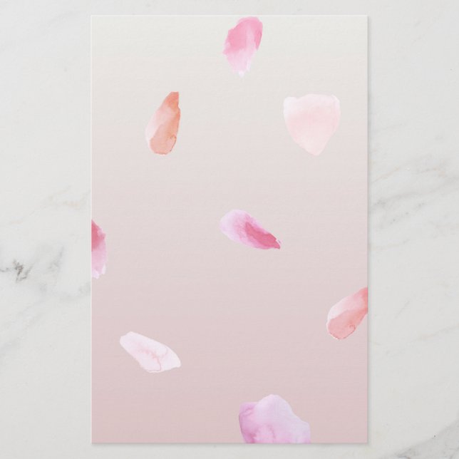 Romantic Ro Petals Brevpapper (Framsida)